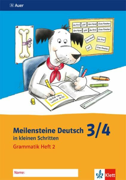 Meilensteine Deutsch in kleinen Schritten 3/4. Grammatik - Ausgabe ab 2013: Heft 2 Klasse 3/4