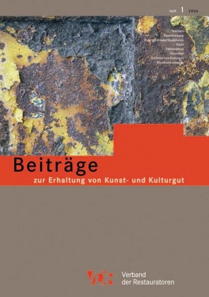 VDR-Beiträge zur Erhaltung von Kunst- und Kulturgut