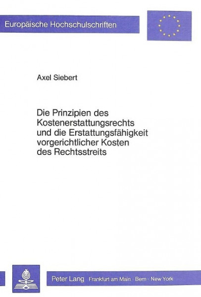Die Prinzipien des Kostenerstattungsrechts und die Erstattungsfähigkeit vorgerichtlicher Kosten des