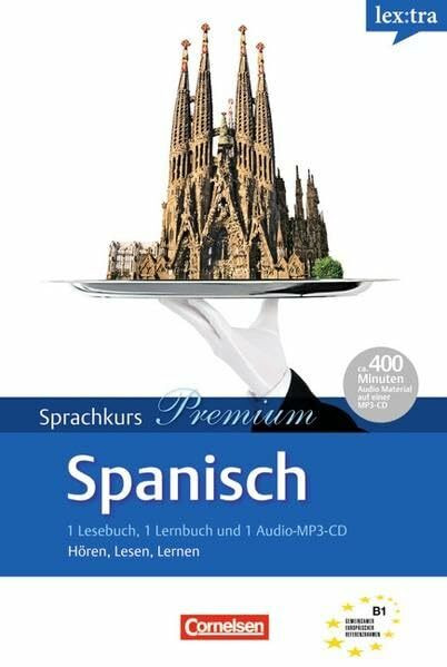 Lextra - Spanisch - Sprachkurs Premium: B1 - 2 Selbstlernbücher mit MP3-CDs