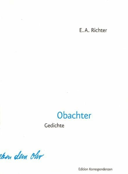 Obachter: Gedichte