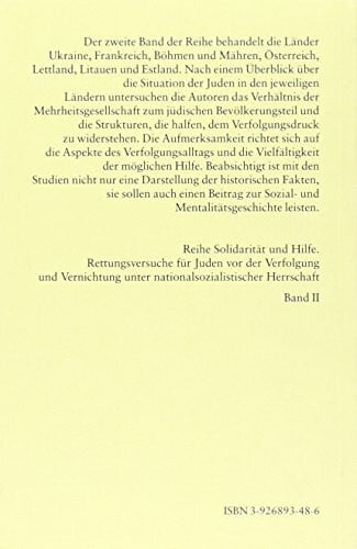 Solidarität und Hilfe für Juden während der NS-Zeit. Rettungsversuche für Juden vor der Verfolgung und Vernichtung unter nationalsozialistischer ... Österreich, Lettland, Litauen, Estland