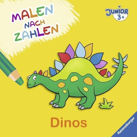 Malen nach Zahlen junior: Dinos