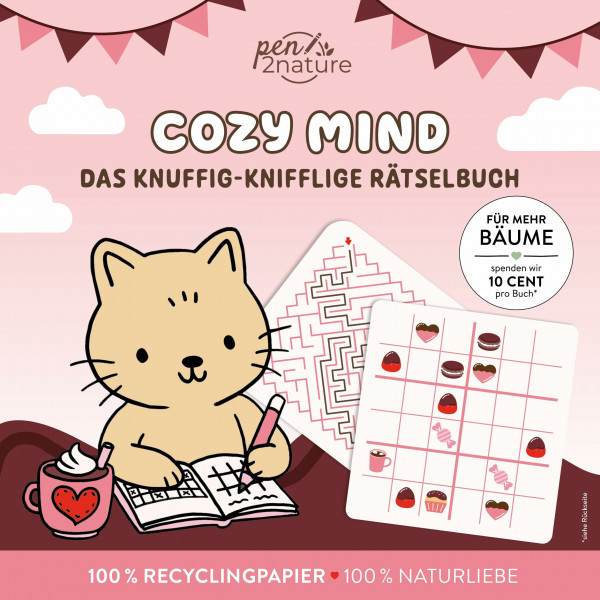 Cozy Mind - Das knuffig-knifflige Rätselbuch (Cozy Rätsel)
