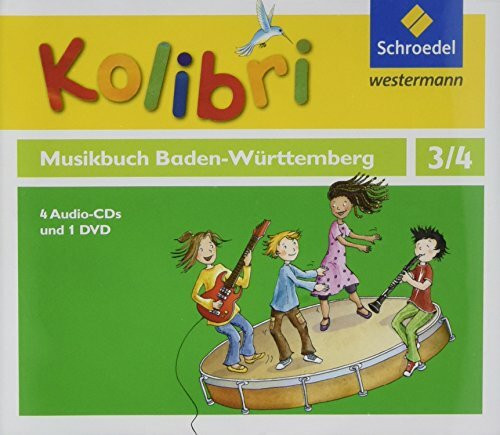 Kolibri. Das Musikbuch 3 / 4. Hörbeispiele und Tanz-DVD. Grundschulen. Baden-Württemberg