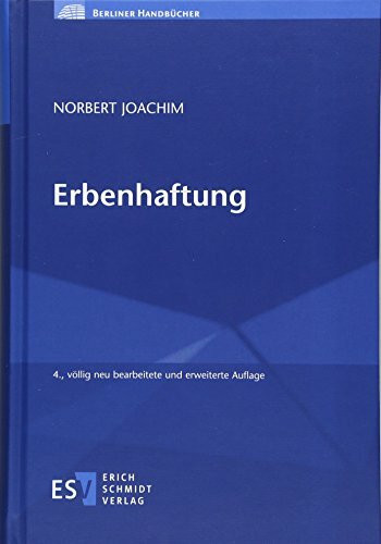 Erbenhaftung (Berliner Handbücher)