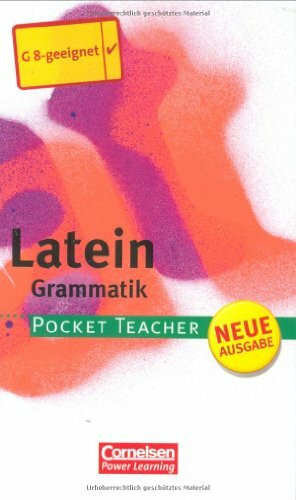 Pocket Teacher - Sekundarstufe I (mit Umschlagklappen): Latein: Grammatik