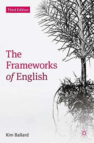 The Frameworks of English: Introducing Language Structures