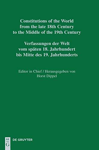 Modena and Reggio – Verona / Malta (Constitutions of the World from the late 18th Century to the Middle of the 19th Century)