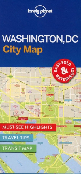 Lonely Planet Washington DC City Map