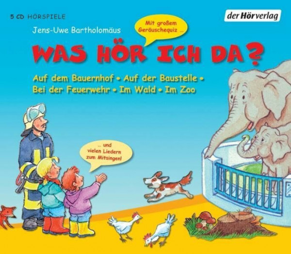 Was hör ich da? Bundle 1: Auf dem Bauernhof / Auf der Baustelle / Bei der Feuerwehr / Im Wald / Im Zoo