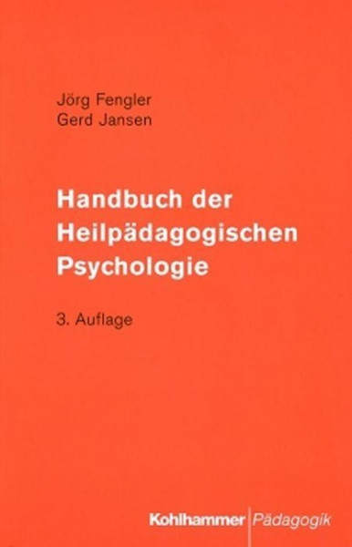 Handbuch der Heilpädagogischen Psychologie