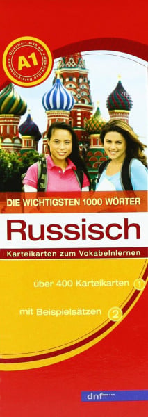 Karteikarten - Die wichtigsten 1000 Wörter, Russisch