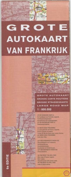 Shell Autokaart Frankrijk