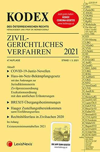 KODEX Zivilgerichtliches Verfahren 2021