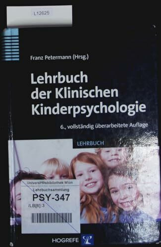 Lehrbuch der Klinischen Kinderpsychologie