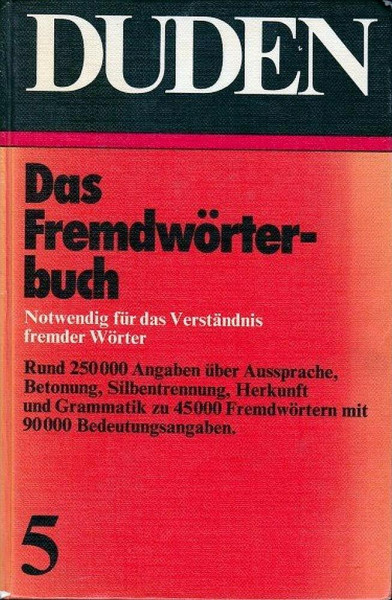 Duden Fremdwörterbuch