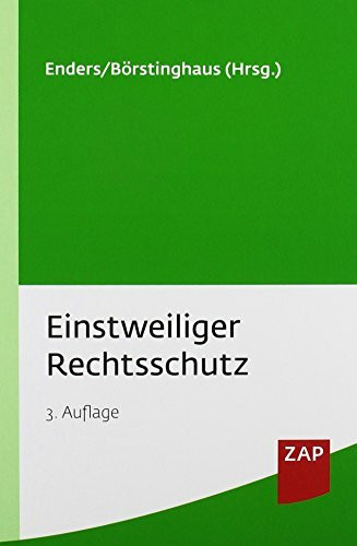 Einstweiliger Rechtsschutz