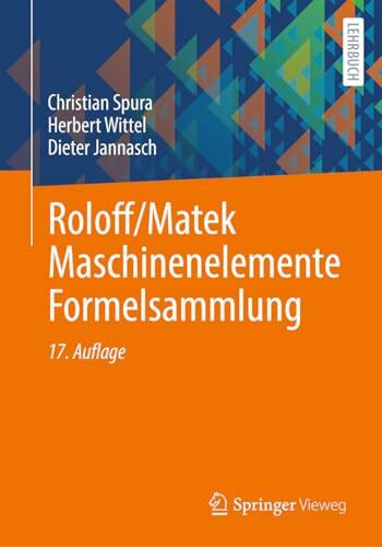Roloff/Matek Maschinenelemente Formelsammlung