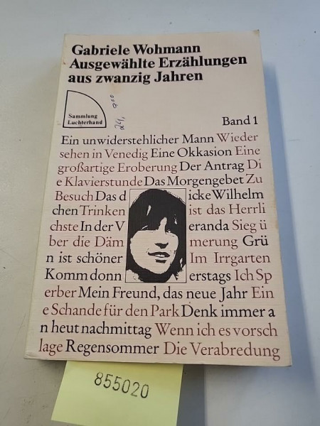 Ausgewählte Erzählungen aus zwanzig Jahren.: 1956-1963