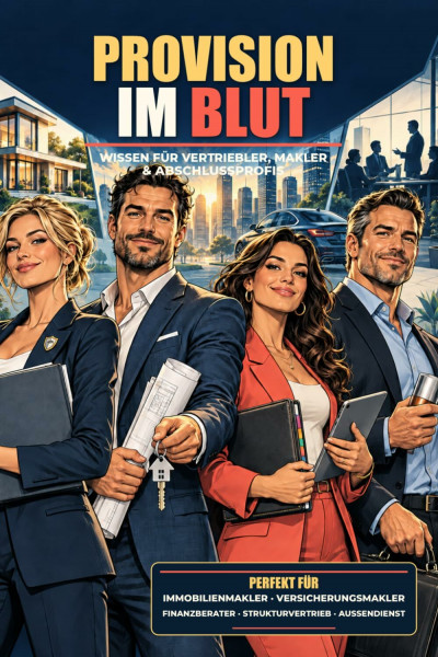 Provision im Blut - Wissen für Vertriebler, Makler & Abschlussprofis: Unnützes Wissen für Immobilienmakler, Versicherungsmakler, ... Sales Manager, Account Manager & Verkäufer