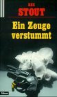 Ein Zeuge verstummt (Aktion Mini Krimis)