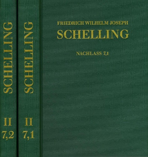 Friedrich Wilhelm Joseph Schelling: Historisch-kritische Ausgabe / Reihe II: Nachlaß. Band 7,1-2: >System der gesammten Philosophie< und weitere Schriften (1804-1807)