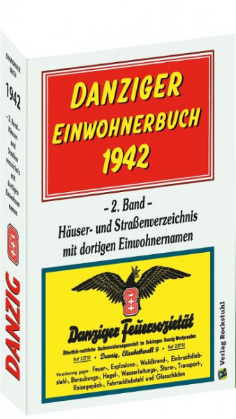 Danziger Einwohnerbuch 1942 - 2. Band