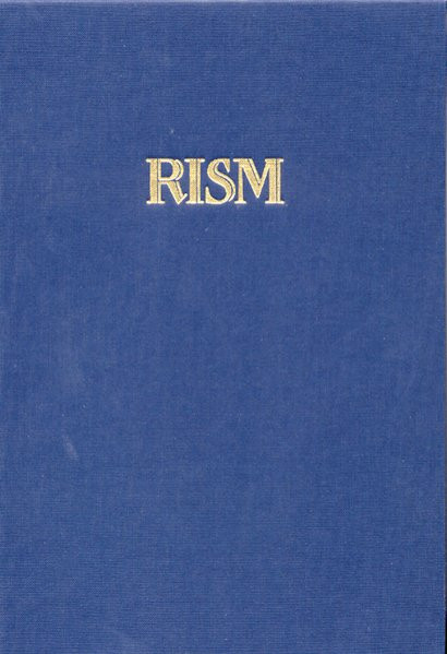 Répertoire International des Sources Musicales (RISM) Serie C: Directory of Music Research Libraries