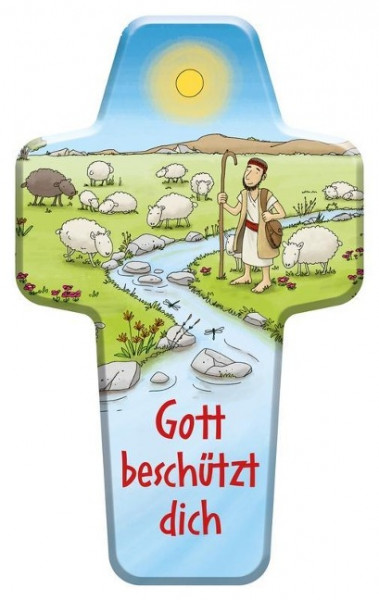 Kinderkreuz "Gott beschützt dich"