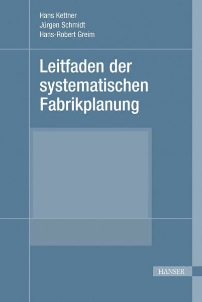 Leitfaden der systematischen Fabrikplanung: Mit zahlr. Checklisten