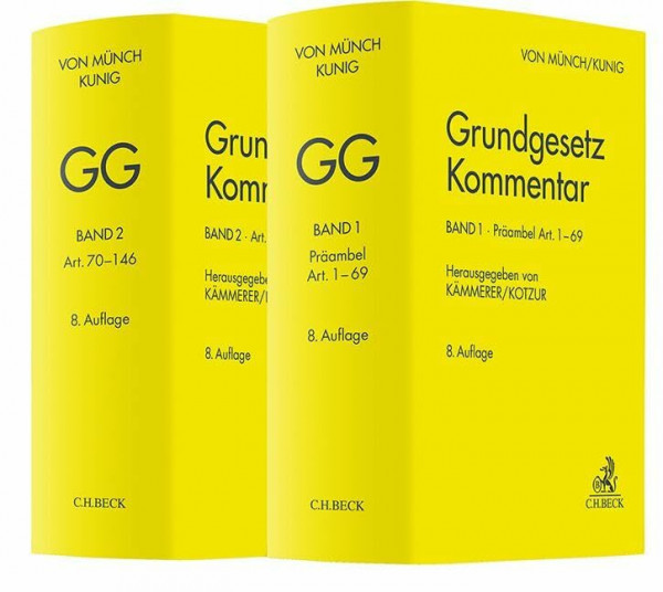 Grundgesetz Kommentar Gesamtwerk: In 2 Bänden