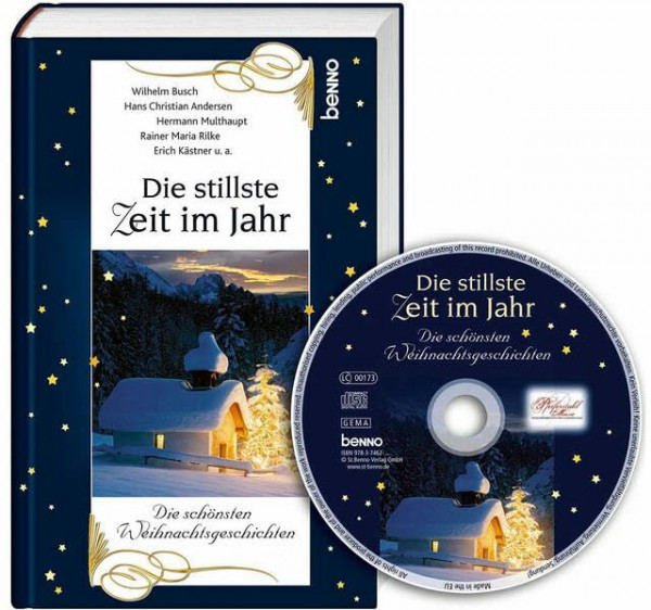 Die stillste Zeit im Jahr: Die schönsten Weihnachtsgeschichten mit CD mit Musik von Pfeiferstuhl Music: Die schönsten Weihnachtsgeschichten. Musik mit dem Blechbläserquintett der Staatskapelle Halle
