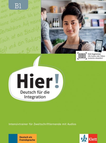 Hier! B1. Intensivtrainer für Zweitschriftlernende mit Audios