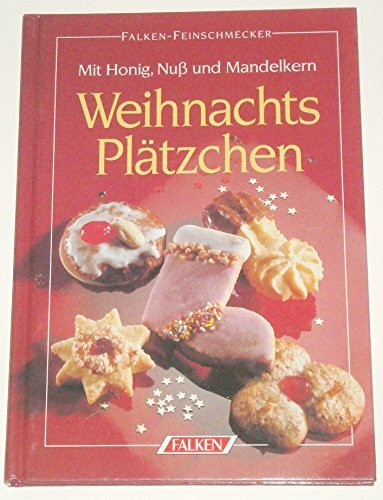 Weihnachtsplätzchen. Mit Honig, Nuß und Mandelkern.