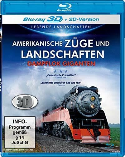 Amerikanische Züge und Landschaften - Dampflok Giganten (inkl. 2D-Version) [3D Blu-ray]