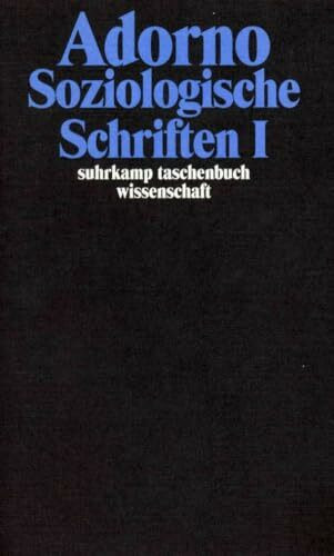 Gesammelte Schriften in 20 Bänden: Band 8: Soziologische Schriften I (suhrkamp taschenbuch wissenschaft)