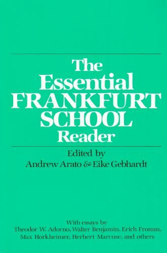The Essential Frankfurt School Reader