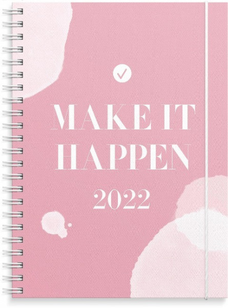 Make It Happen Rosa Kalender 2022