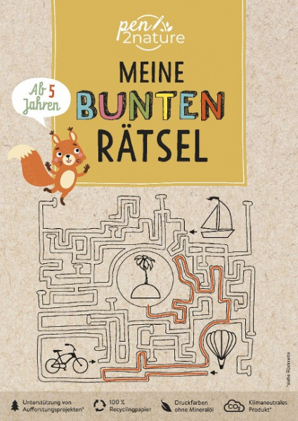 Meine bunten Rätsel. Block für Kinder ab 5 Jahren