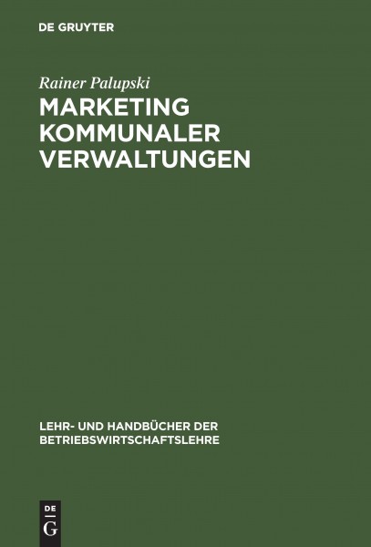 Marketing kommunaler Verwaltungen