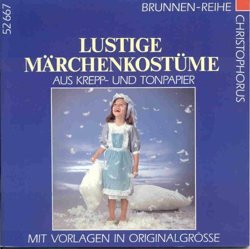 Lustige Märchenkostüme aus Kreppapier und Tonpapier