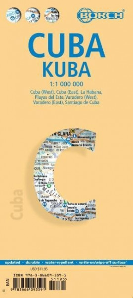 Kuba 1 : 1 000 000. Road Map