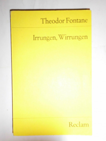 Irrungen Wirrungen (Reclams Universal-Bibliothek)