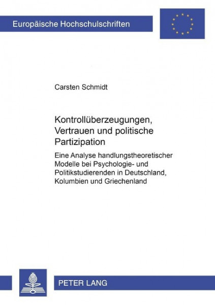 Kontrollüberzeugungen, Vertrauen und politische Partizipation