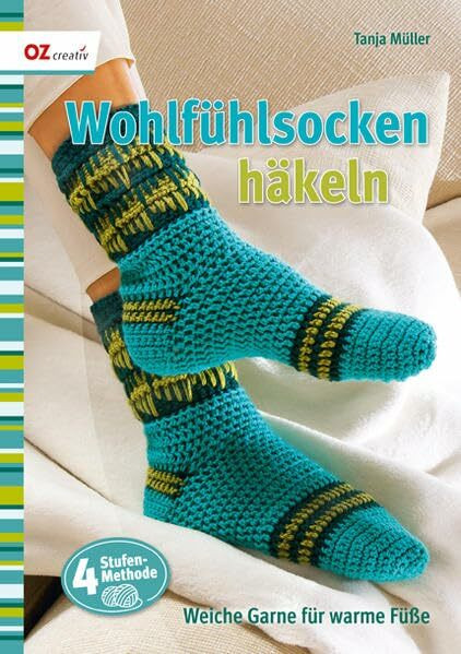 Wohlfühlsocken häkeln: Weiche Garne für warme Füße