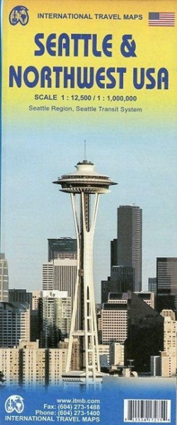 Seattle & Northwest USA Map 1 : 12 500 / 1 : 1 000 000