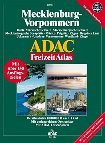 Mecklenburg-Vorpommern ADAC FreizeitAtlas 1 : 100 000