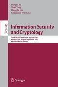 Information Security and Cryptology