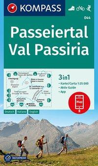 KOMPASS Wanderkarte Passeiertal, Val Passiria 1:25 000